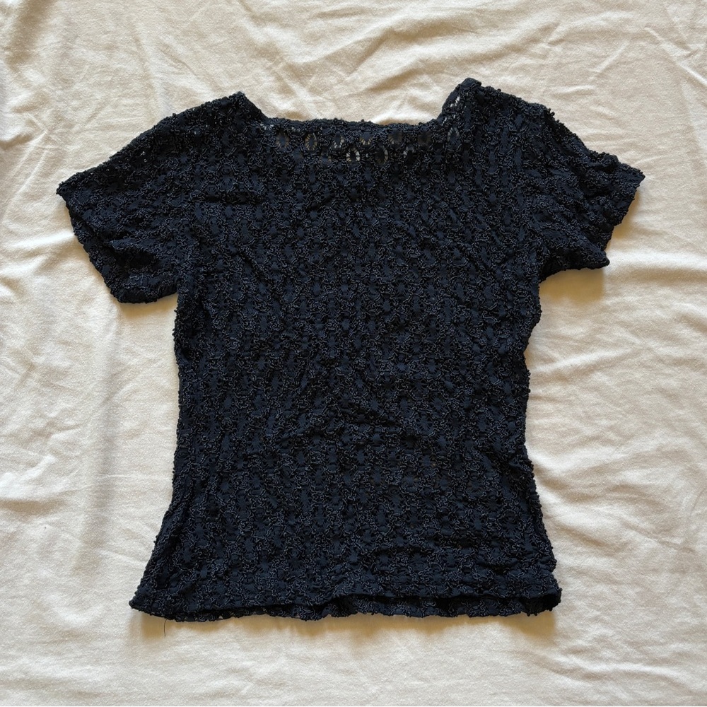 Mesh pattern tee - Picture 3 of 4